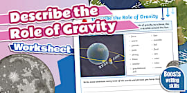 KS3 Gravity Homework Worksheet | Physics | Beyond