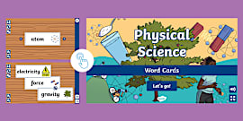 Tier 3 Physical Science Vocabulary Mat for 3rd-5th Grade