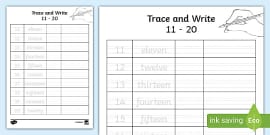 writing numbers in words worksheet teacher made