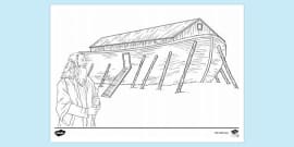 FREE! - Ark Colouring Page | Colouring Sheets (teacher made)