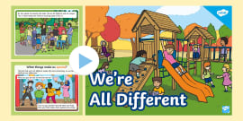 We Are All Different eBook - Inclusive Resources - Twinkl