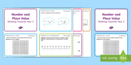 Year 2 Place Value Challenge Cards (teacher Made) - Twinkl