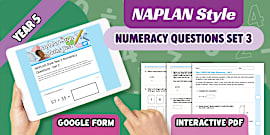 * NEW * NAPLAN Style Year 5 Numeracy | Naplan Maths Online Practice