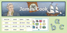 Captain James Cook Activity Pack (teacher made) - Twinkl