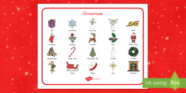 Christmas Word Mat NZ