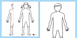 Large Cut-Out Person Outlines