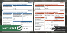 GCSE Maths Formula Sheets: Overview | KS4 Maths | Beyond