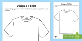 Design a Class of 2023 T-Shirt Worksheet (Teacher-Made)