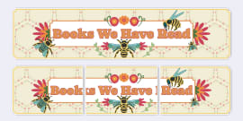 KS1 Books We Have Read Display Pack | Twinkl Reading Corner