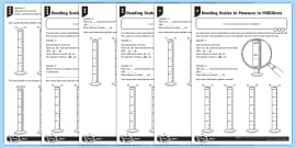 KS2 Reading Scales Worksheets - Year 3 & 4 Resources