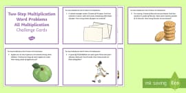 long multiplication word challenges ks2 maths resource