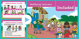 Wellbeing Indicators PowerPoint (teacher made) - Twinkl