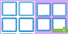 FREE! - Editable Drawer - Peg - Name Labels (Set 1) - Blue