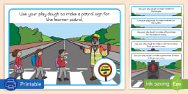 Road Safety Modelling Dough Mats | Twinkl (teacher made)