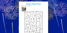 Bonfire Night Dot to Dot Activity Pack