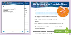 ESL Useful Interview Phrases Activity Sheet [Adults, B1-B2]