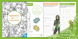 KS2 Superhero-Themed Maths Activity Booklet (Ages 7 - 9)
