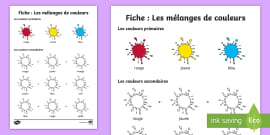 Les Couleurs Snap Game (teacher made)