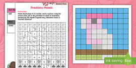 Fractions | Year 2 | Roll a Fraction Worksheet - Twinkl