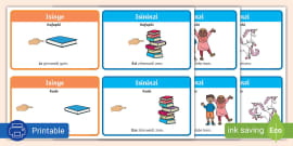 Grade 1 and R class alphabet posters - Isixhosa - Twinkl