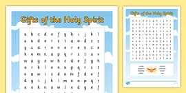 Gifts of the Holy Spirit Matching Worksheet / Worksheet - Gifts, Holy