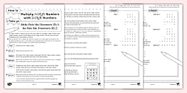 How to Multiply 4-Digit Numbers with 2-Digit Numbers: Activity Sheet