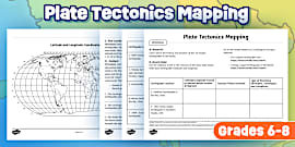 Plate Tectonics World Map | Teaching Resources | Twinkl USA