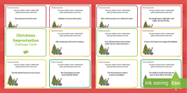 Christmas Charades Cards - Primary Resources (teacher made)