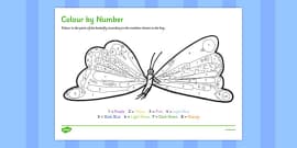 FREE! - The Very Hungry Caterpillar Song Sheet Reading Resource - Twinkl