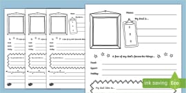 Father's Day Writing Activity (teacher made) - Twinkl