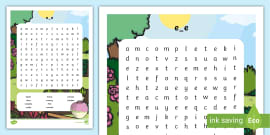 ue Digraph - Differentiated Word Search (teacher made)