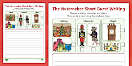 An Amazing Adventure Short Burst Writing Template - Twinkl
