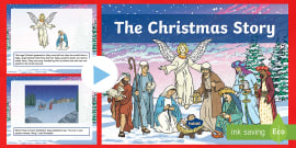 KS2 The Christmas Story A4 Sequencing Activity - mary, Joseph, Jesus
