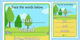 The Gruffalo Word Cards - The Gruffalo, resources, mouse, fox