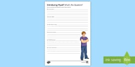 The Pieces of Me Worksheet / Worksheet (Teacher-Made)