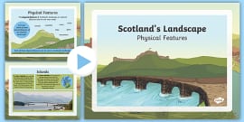 Scotland's Landscape Physical Features Worksheets - Twinkl