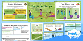 What are Jumps in Gymnastics? - Types of Jumps - Twinkl