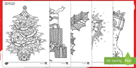 * NEW * Editable Christmas Mindfulness Name Colouring Activity