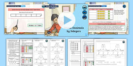 ks2 multiplying decimals worksheet teacher made