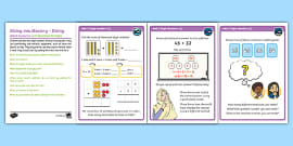 Year 2 Adding 2 Digit Numbers and Tens to Same 10s Lines Crossing