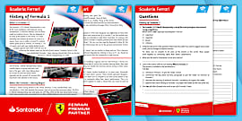 Scuderia Ferrari F1: Writing Prompt Cards [Ages 5-7]