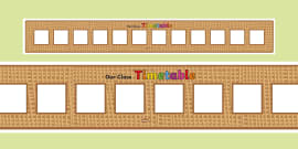 Classroom Organisation Chart - Horizontal Timetable Display