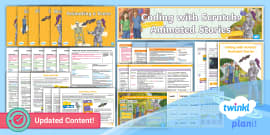 Scratch Blocks Coding Display Poster - Twinkl - Computing