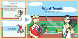 Tennis Game: Word Tennis | Oral English Class Game - Twinkl