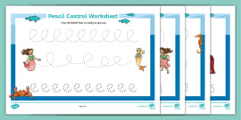 The Little Mermaid Writing Frames (teacher made) - Twinkl