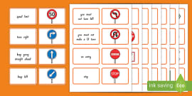 Traffic Role Play Signs (teacher made)