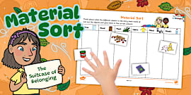 Hard and Soft Materials Cut and Paste Sorting Activity - sorting