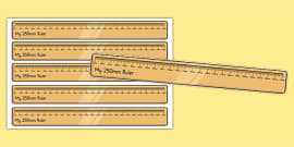 ðŸ‘‰ Centimeters and Millimeters Rulers Cut Outs and Display Pack