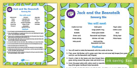 Jack and the Beanstalk Playdough Recipe (teacher made)