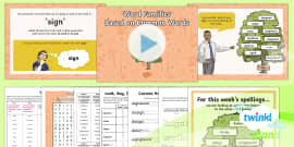 PlanIt Spelling Year 6 Term 2B W4: Word Families Based on Common Words